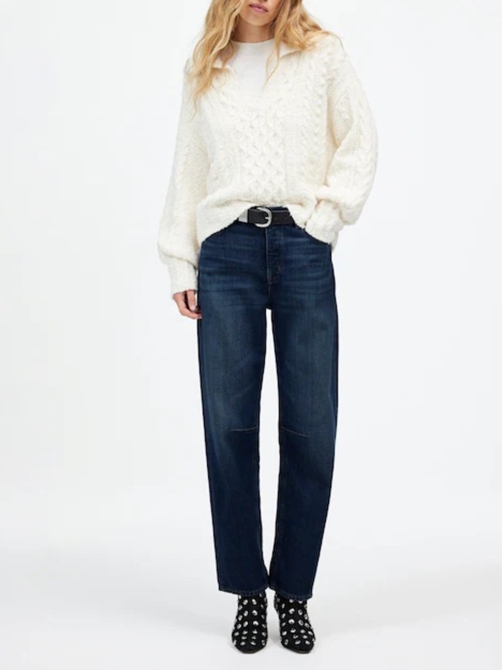 Madewell The Petite Darted Barrel-Leg Jean: Softdrape Edition Size 26 Petite